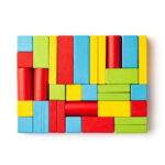 Дървен конструктор с количка - Image 3