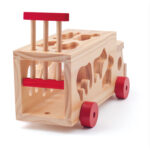 Дървен камион - сортер с животни - Image 3