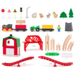 Комплект влакче с аксесоари Фермата, 60 части - Image 6