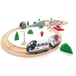 Комплект влакче с електрически локомотив и аксесоари, 44 части - Image 4