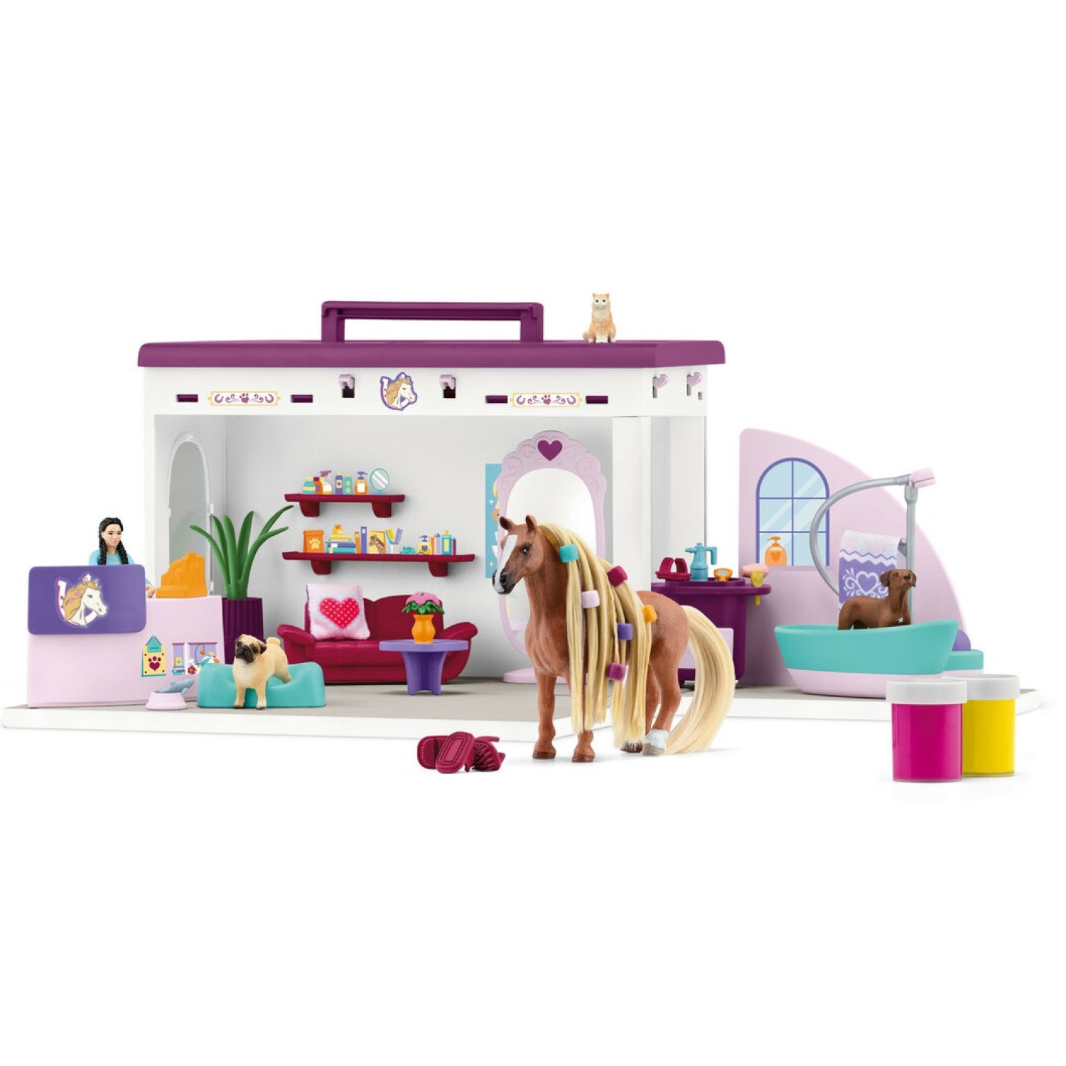 Комплект Салон за красота за домашни любимци, Schleich