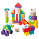 Дървен конструктор Космически чудовища, 50 части, Hape - Image 5