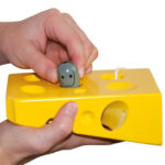 Дървено Сирене и мишка за шиене - Image 4