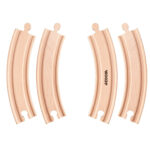 Дървен ЖП аксесоар - Релси за влак - Image 2