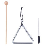 Комплект дървени музикални инструменти с триъгълник - Image 3