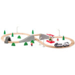 Комплект влакче с електрически локомотив и аксесоари, 44 части - Image 5