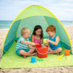 Детска Pop-Up Палатка GINGER HOME с UV Защита 50+ – Лека, Сгъваема, за Плаж и Градина, 165×150×110 см - Image 7
