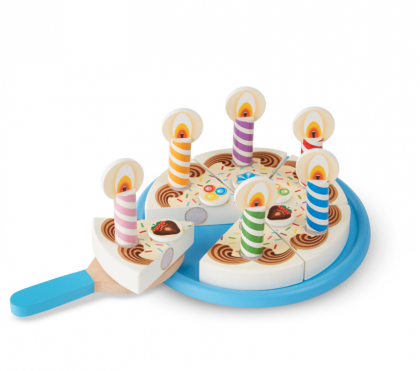 Melissa & Doug - Дървен комплект - Направи празнична сметанова торта