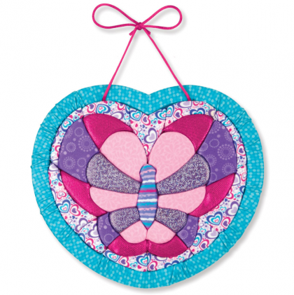 Melissa & Doug - Текстилен комплект с подпъхване - Пеперуда в сърце