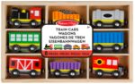 Melissa & Doug - Дървен комплект - Локомотив и вагончета - Image 6