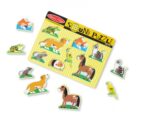 Melissa & Doug - Дървен музикален пъзел с дръжки  - Домашни любимци - Image 2