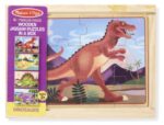 Melissa & Doug - Четири дървени пъзела в кутия - Динозаври - Image 10