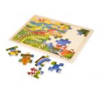 Дървен пъзел в рамка - Динозаври - 24 части - Image 5