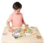 Дървен пъзел в рамка - Динозаври - 24 части - Image 3