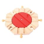 Дървене обръщателна платформа с 8 пътя