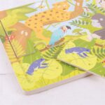 Дървен пъзел в рамка - Джунгла Puzzle Jungle - Image 3