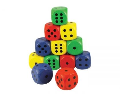 Цветни гигантски зарчета