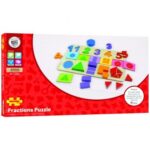 Детски дървен пъзел - Числа и форми - Image 3