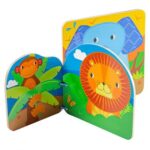 Дървена бебешка книжка - Джунгла