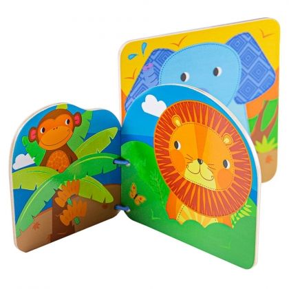 Дървена бебешка книжка - Джунгла