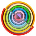 Дървена подредба Дъга - голяма - Image 4