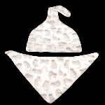 Комплект шапка с лигавник - Котенца - Image 2