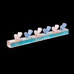 Поставка за свещи за торта - Птички