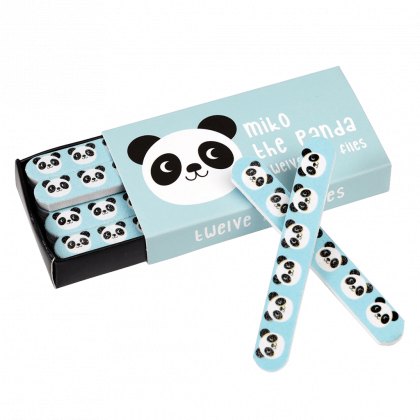 Пила за нокти - Панда Мико (пакет от 12)