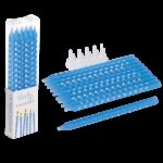 Свещи 10 броя - Сини