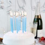 Свещи 10 броя - Сини - Image 4