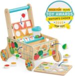 Melissa & Doug - Дървена количка - сортер с хранителни продукти - Image 10