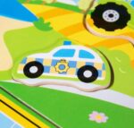 Дървен пъзел със звуци - Трнаспортни средства - Image 6