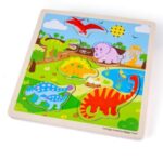 Дървен пъзел със звуци - Динозаври - Image 3