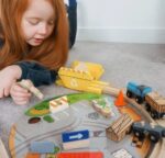 Дървен железопътен комплект - 50 Части - Image 8