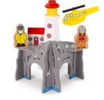 Дървен влаков тунел с фар - Image 7