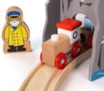 Дървен влаков тунел с фар - Image 9