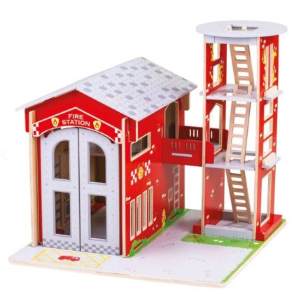 Дървена играчка - Градска пожарна