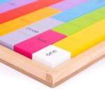 Bigjigs - Дървена игра с цветни облигации и числа - Image 6
