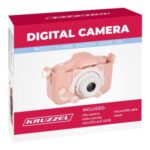Детска розова цифрова Full HD камера с + 32GB карта памет и вградени игри и селфи камера - Kruzzel - Image 8