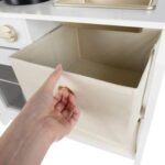 Дървена кухня за игра със звуци- бежов и златист - Image 4