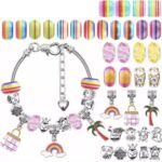 Креативен комплект с мъниста за изработка на гривни - 107 части - Kruzzel - Image 3