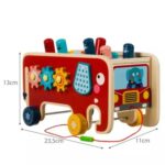 Детска образователна играч с чукче - слон -  Kruzzel - Image 9