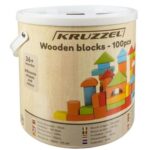 Дървени блокчета - 100 броя - Kruzzel - Image 3