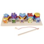 Дървен образователен сортер - риболов - Kruzzel - Image 4