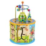 Дървено образователно кубче с движещи се елементи - Kruzzel - Image 2