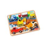 Детски масивен мъзел 6 части - Строителни машини - Melissa & Doug - Image 3