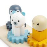 Дървена ЕКО игра за сортиране - Арктика - Image 3