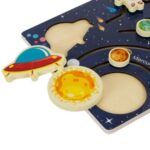 Монтесори дървен пъзел Слънчева система - Kruzzel - Image 2