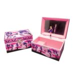 Музикална кутия за бижута „Ethereal“ с огледало и отделение за пръстени – Happy Birds - Image 3