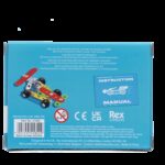 Мини конструктор - Цветна състезателна кола - Rex London - Image 8